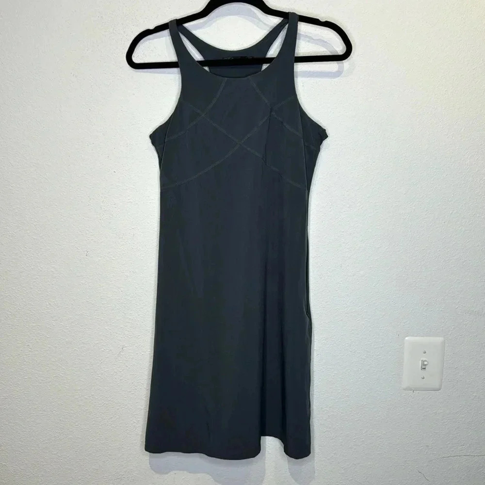 Prana Small casual athletic Barton gray dress - Picture 5 of 8